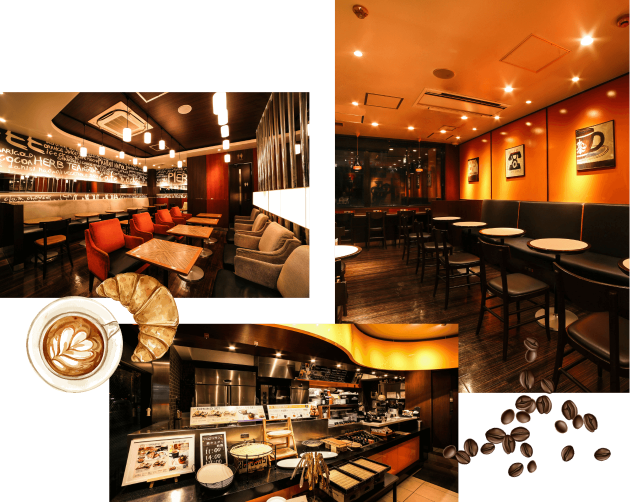 ピアーズカフェ大宮店 店内