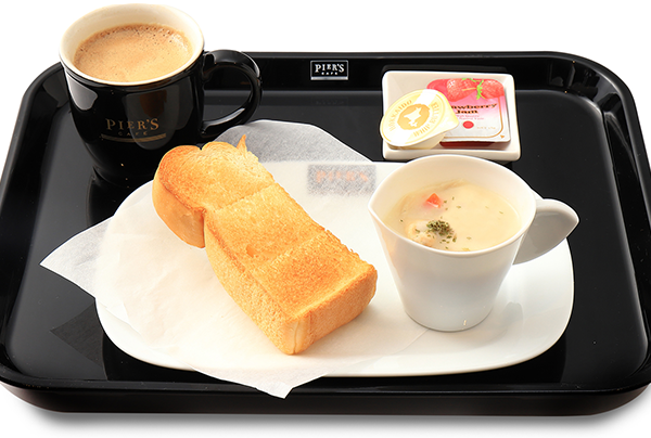 トースト＆クラムチャウダーセット